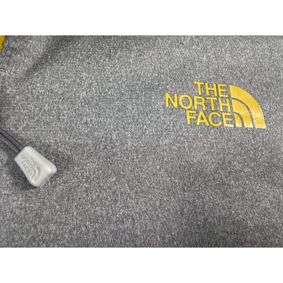The North Face 1/4 Zip Pullover Mens L Gray & Yellow Outdoors Casual - Picture 8 of 12